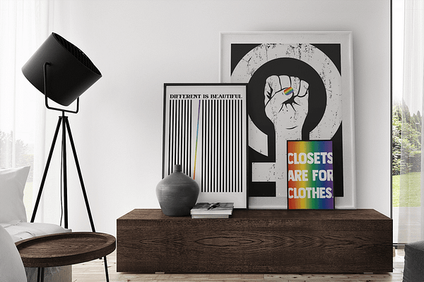 LGBTQ+ Wall Art - Queer Art