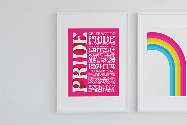 LGBTQ+ Wall Art - Pansexual Pride - LGBTQ Home Decor - Queer Unisex Apparel