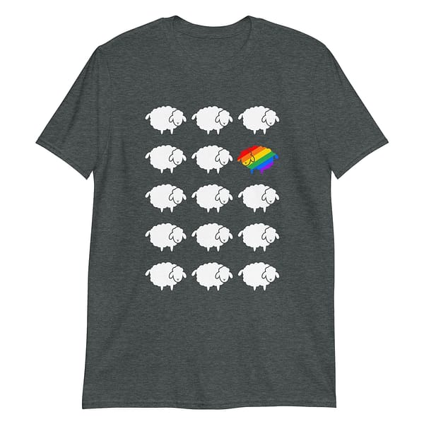 LGBTQ Pride Shirt - Rainbow Sheep - LGBTQ+ Apparel and Accessories - Queer Unisex Apparel