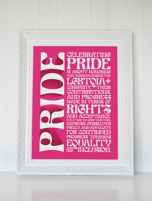LGBTQ+ Wall Art - LGBTQ Home Decor - Queer Unisex Apparel