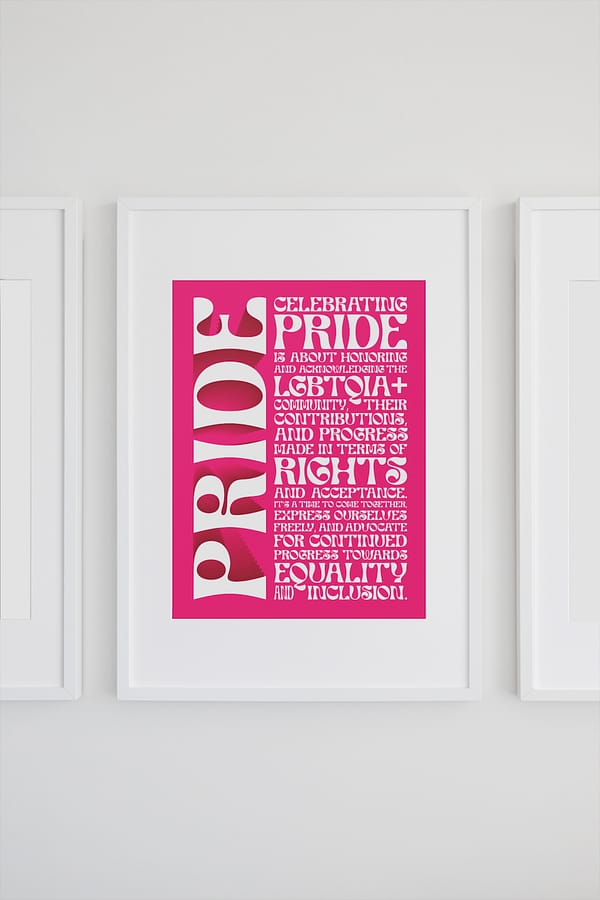 LGBTQ+ Wall Art - LGBTQ Home Decor - Queer Unisex Apparel