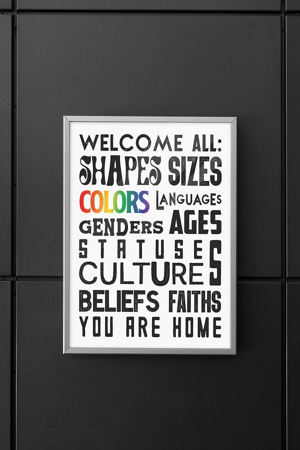 LGBTQ+ Wall Art - Pride Poster - LGBTQ Safe Space - LGBTQ Home Decor - Queer Unisex Apparel