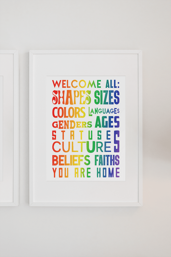 LGBTQ+ Wall Art - Pride Poster - LGBTQ Safe Space - LGBTQ Home Decor - Queer Unisex Apparel